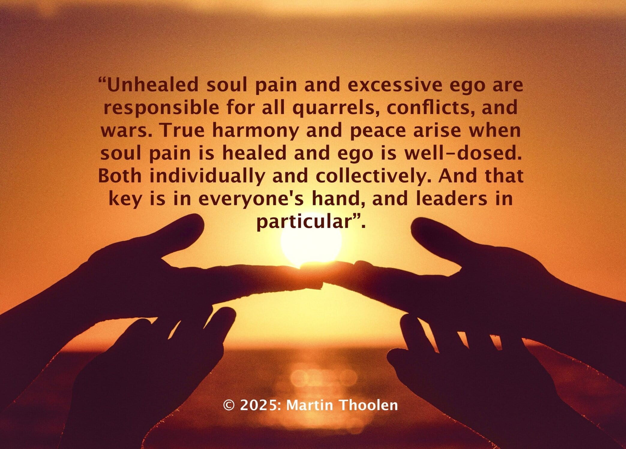 Vrede Quote - Quote harmonie en vrede