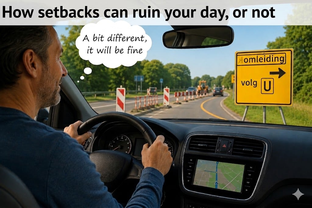 How setbacks can ruin your day, or not
